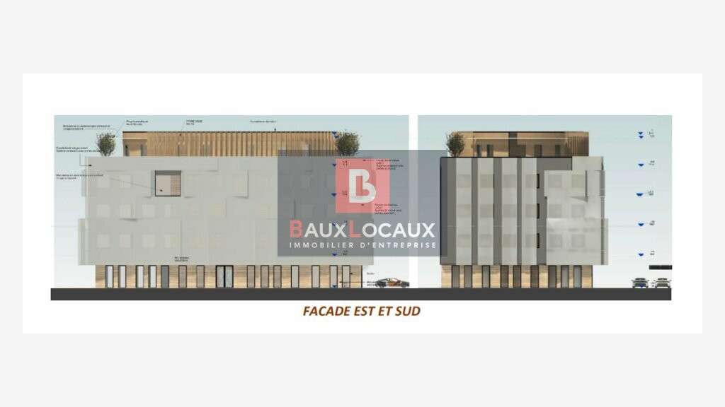 Bureaux neufs 108m² RDC à vendre Sorgues ZAC Nord