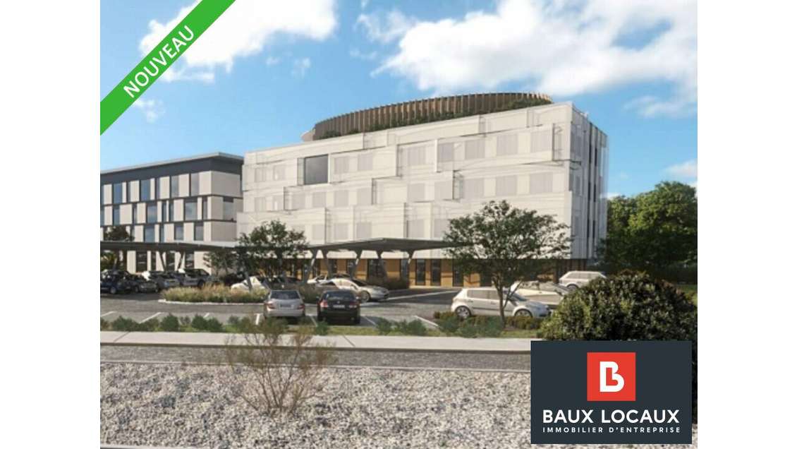 Bureaux neufs 292m² R+4 à vendre Sorgues ZAC Nord