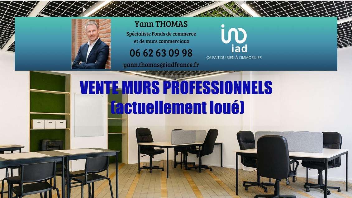 Vente murs bureaux 62m² à Toulouse Saint Aubin