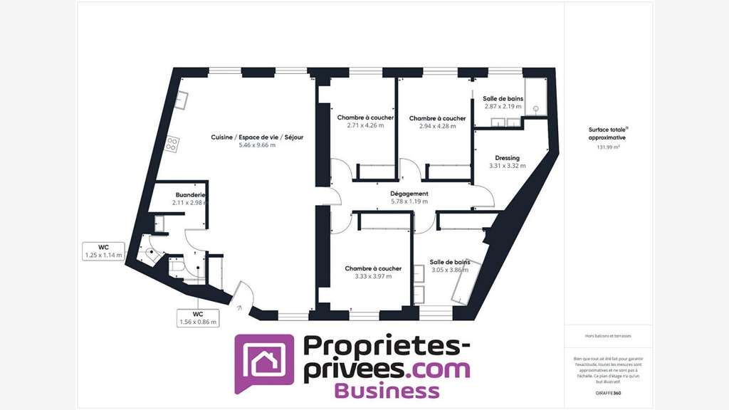 Vente bureaux 127m² empl premium Toulouse centre