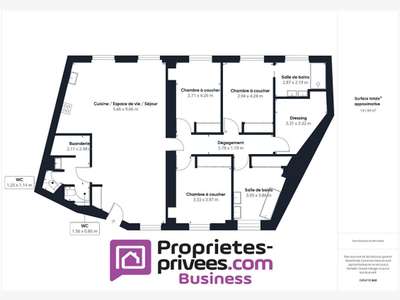 Vente bureaux 127m² empl premium Toulouse centre