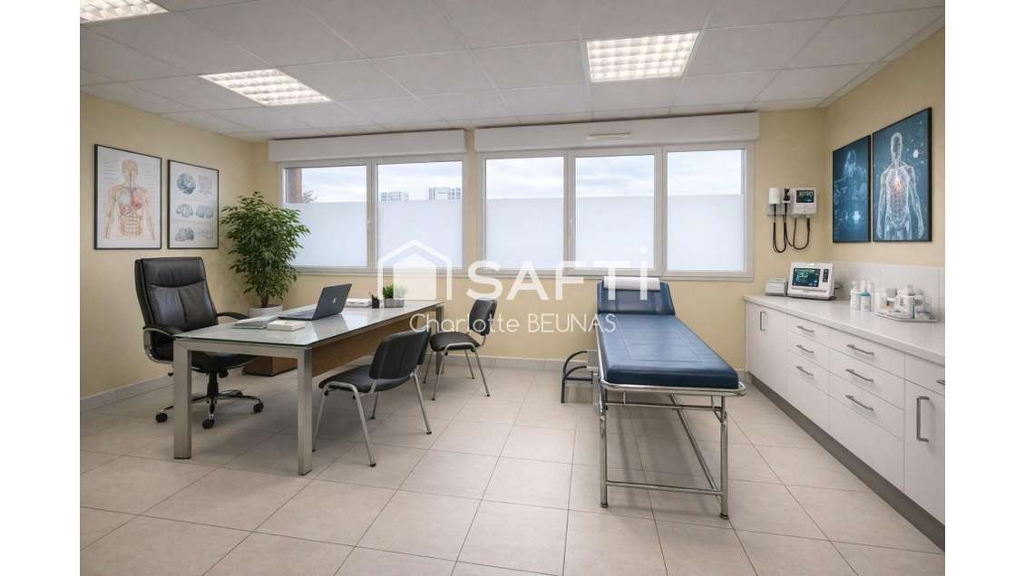 Cabinet médical idéal, 96m², proche métro Toulouse