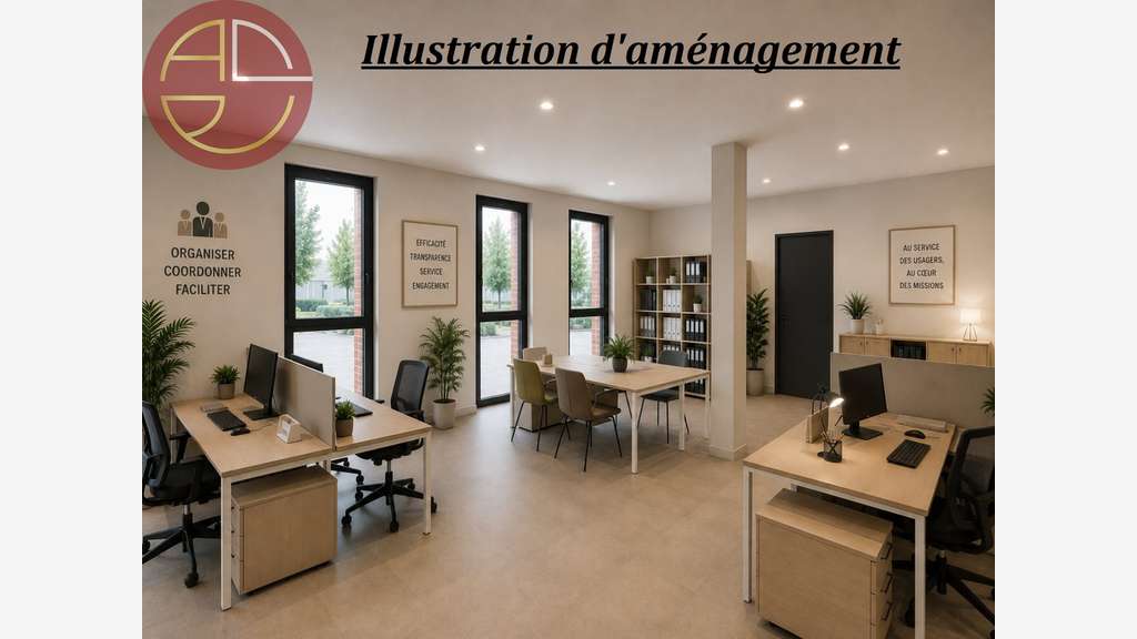 A vendre bureau de 48m² à Toulouse centre Minîmes