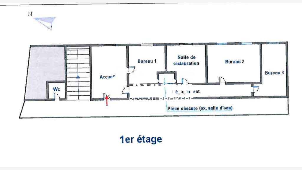 Vente bureaux 76m² à Tourrettes