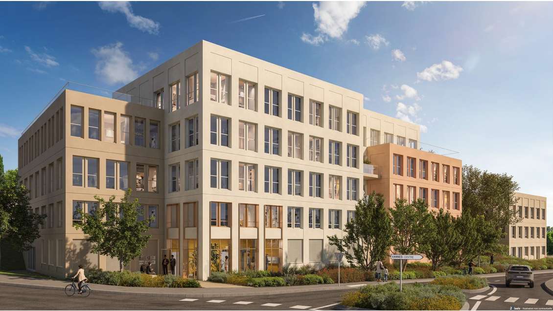 Bureau 90m² à vendre en VEFA proche 4 voies Vannes