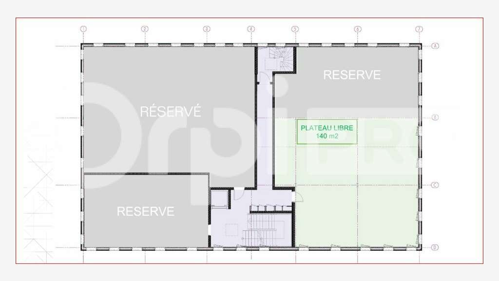 Bureau 140m² en R+2 à vendre à Villefranche/Saône