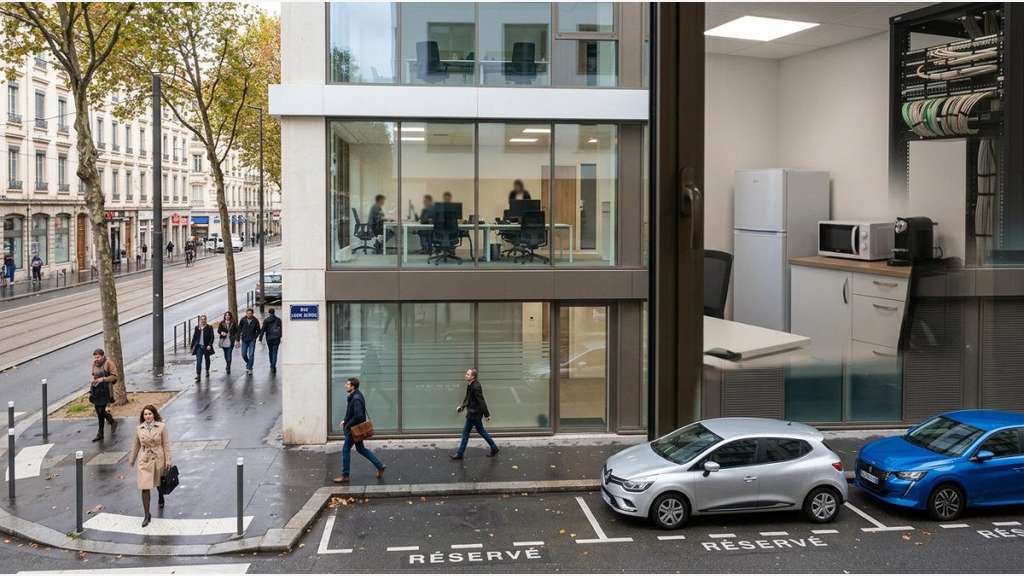 Vente bureaux 139m² rue Louis Guérin Villeurbanne