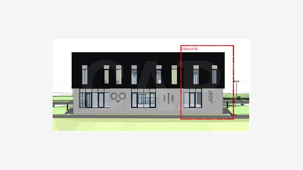 Vente cellule de 198m² brut de béton à Vitré