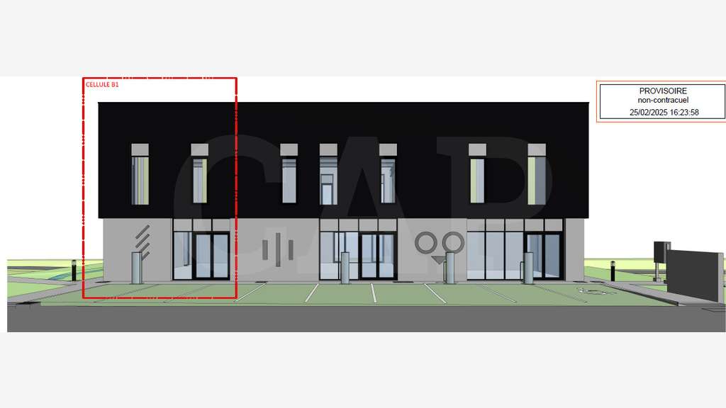 Vente cellule de 198m² brut de béton à Vitré