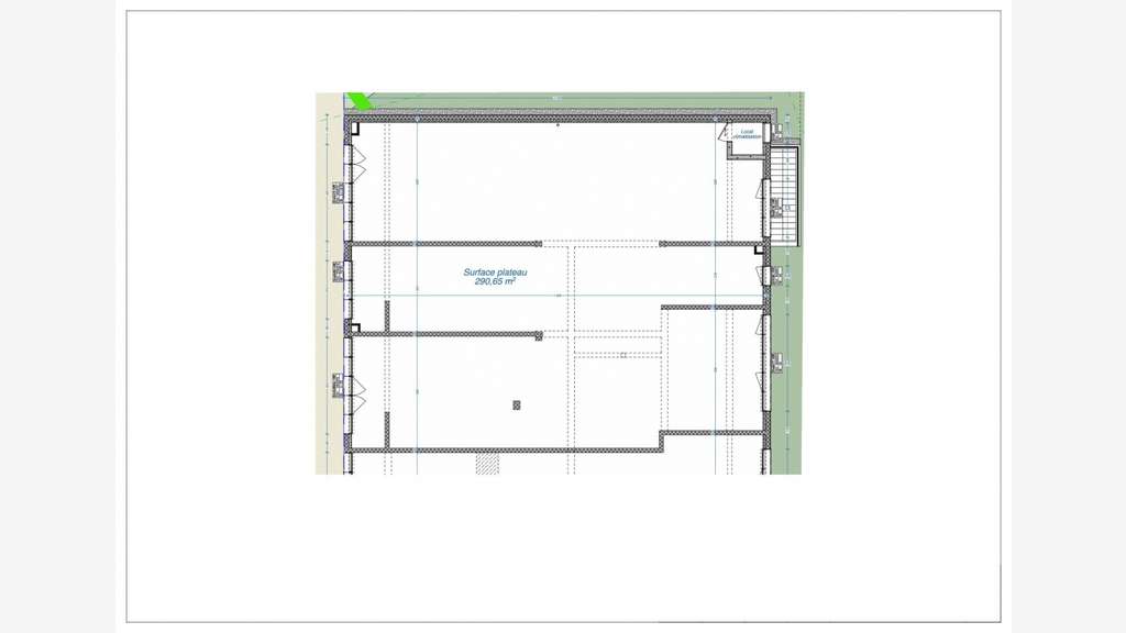 AV cellule bureaux 290m² 1ère couronne La Rochelle