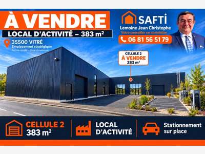 Vente cellule d'activité 383m² libre à Vitré