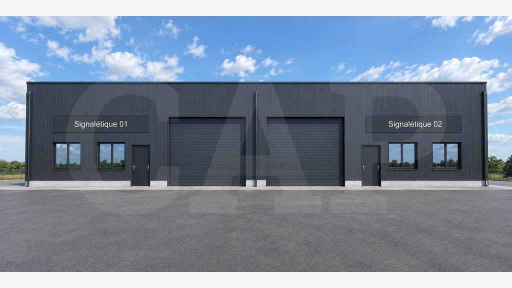 A vendre 2 cellules d'activités 194m² à Crevin