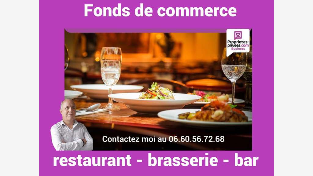 Cède bail snack restaurant 195m² centre Dreux