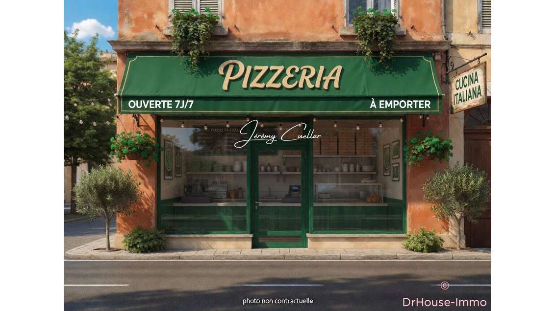 Vente local pizzeria snack à Roquebrune Cap Martin