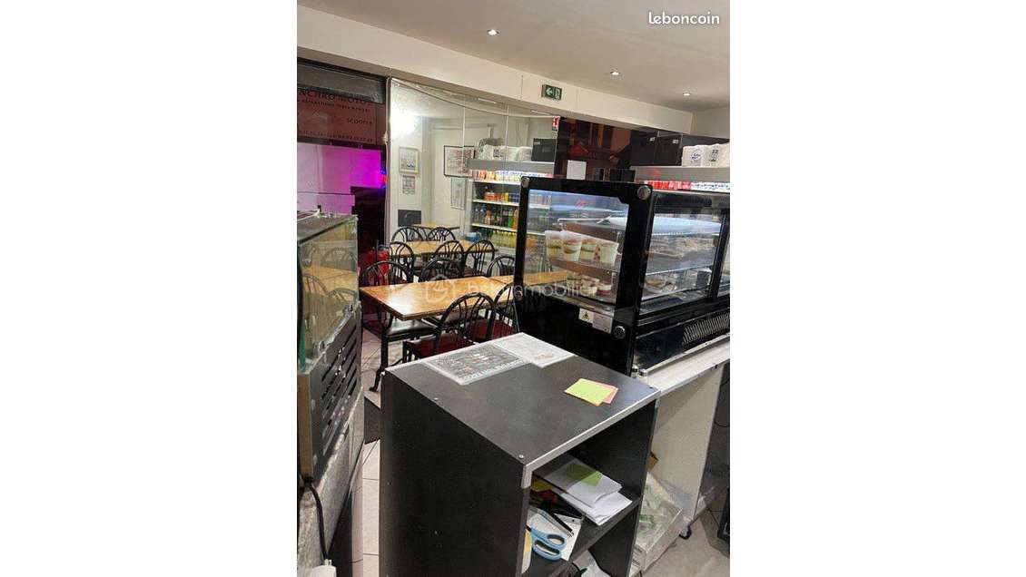 Droit au bail local équipé snack de 56m² à Cagnes