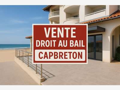 Vente droit au bail 60m² à Capbreton face océan