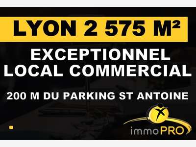 Vente magasin 575m² idéalement situé à Lyon 69001