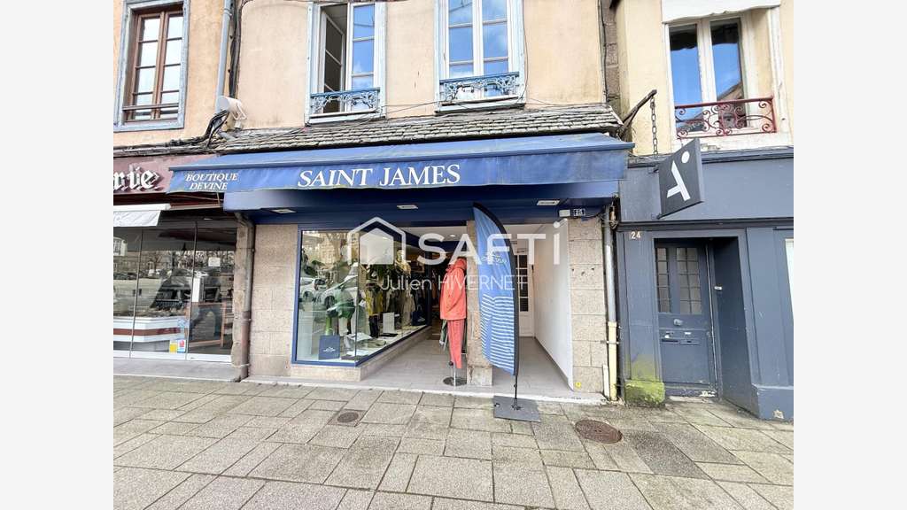 Vente local commercial de 150m² à Morlaix centre