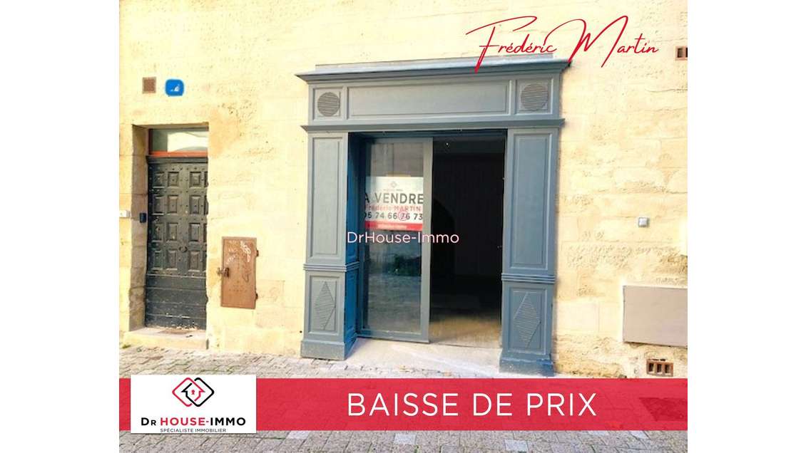 A vendre magasin 36m² belle vitrine Uzès centre 