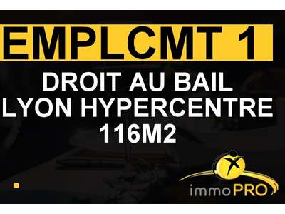 Cession droit au bail Locaux commerciaux - Boutiques à Lyon 2e