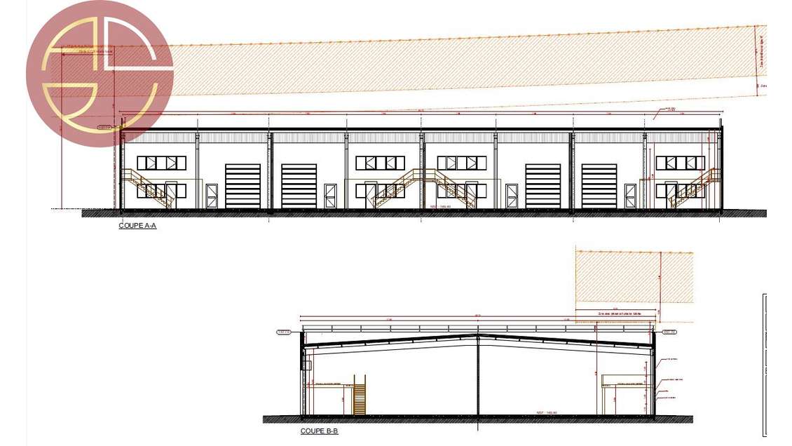 Vente entrepôt neuf 910m² à Portet-sur-Garonne