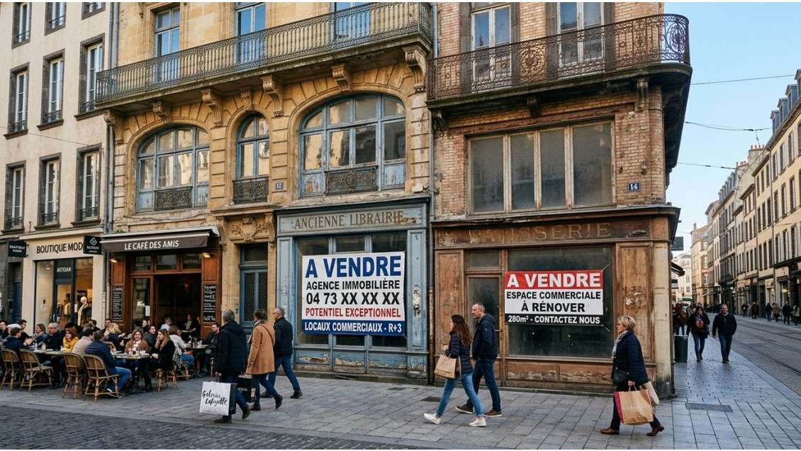 AV Murs Libres 150m² ultra centre Clermont-Ferrand