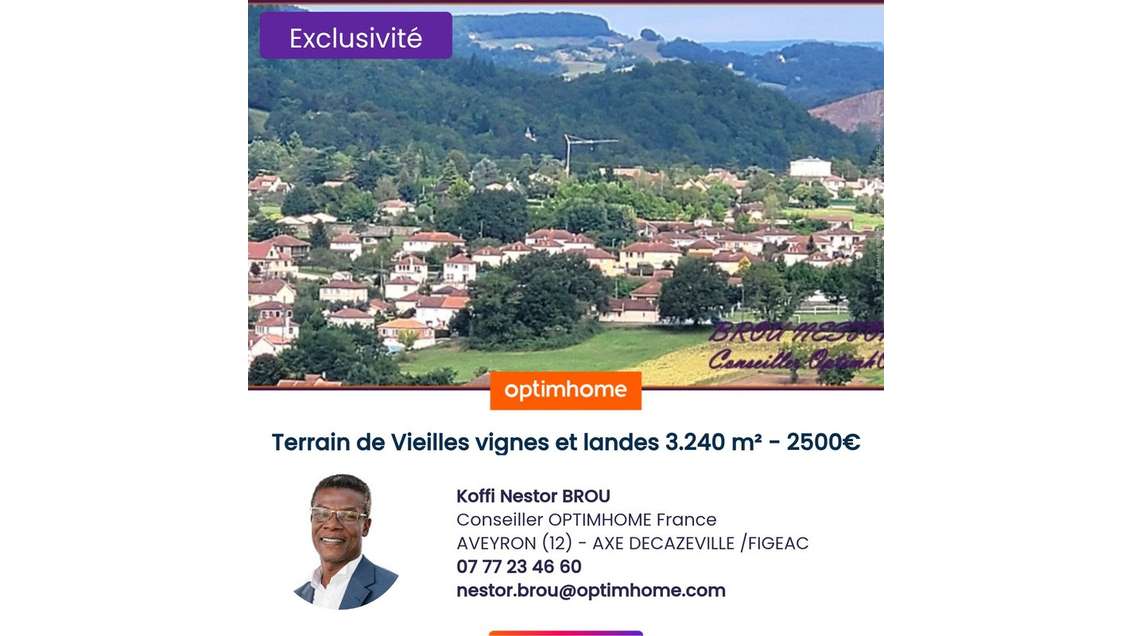 Terrains viticoles à vendre de 3.240m² Aveyron 12