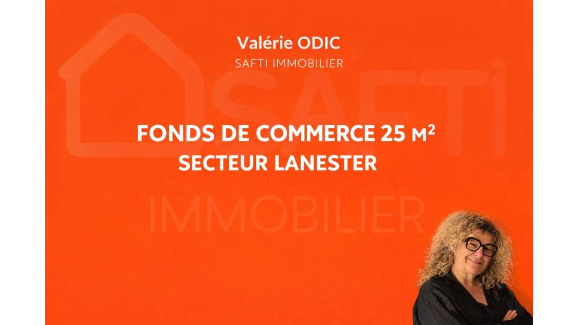 AV local commercial 25m² Lanester rue passante