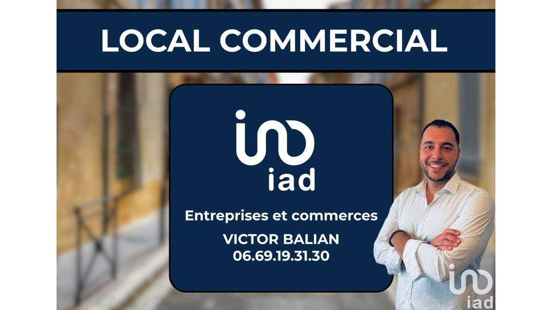 Vente local commercial 40m² à Aix-en-Provence