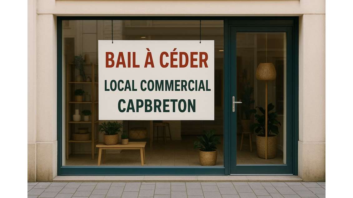 Cède droit au bail 40m² + terrasse à Capbreton