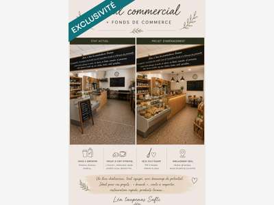 Vente local commercial 170m² à Château-Arnoux