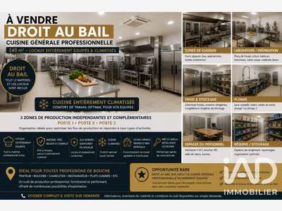 Vente DAB Traiteur de 240m² à Castanet-Tolosan