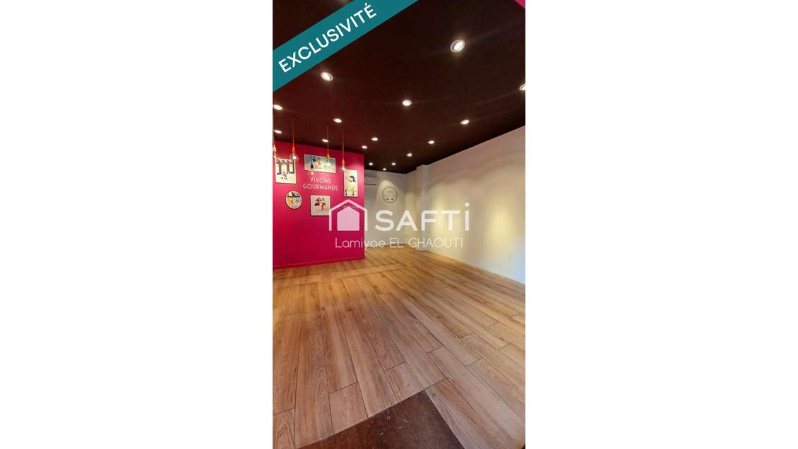 Belle boutique avec terrasse à Fontenay-sous-Bois