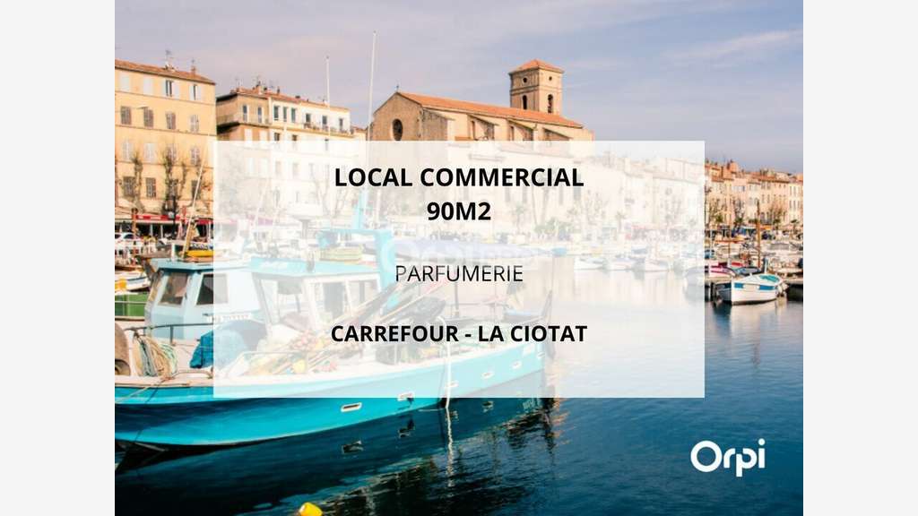 Local commercial 89m² à vendre C.C. La Ciotat