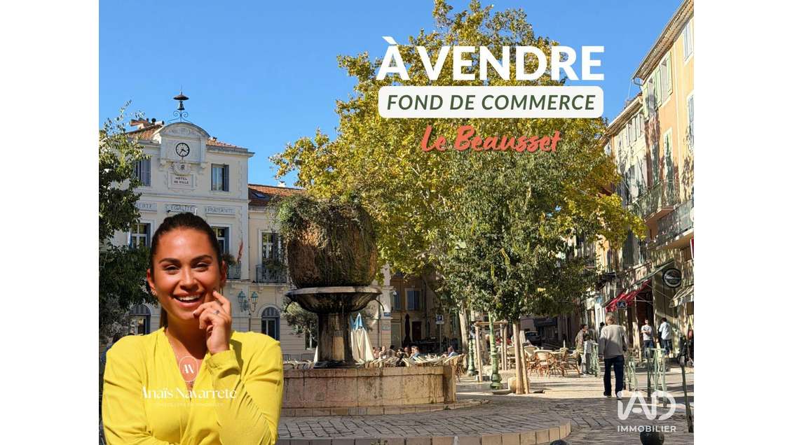 Vente local 49m² belle vitrine Le Beausset centre