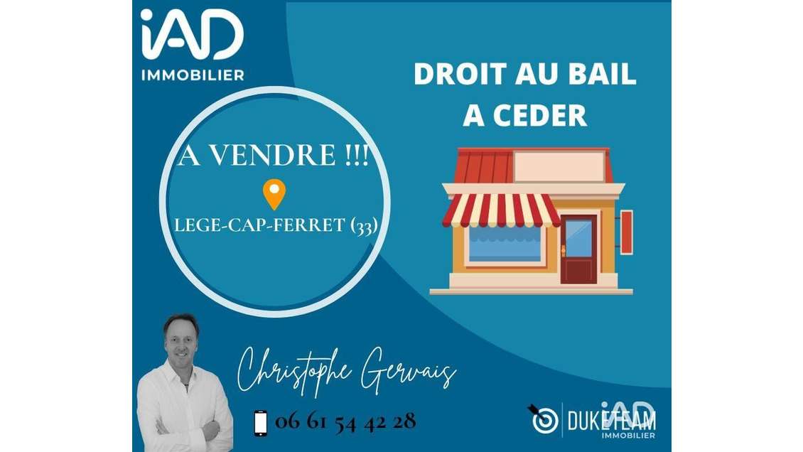 Droit au bail empl exceptionnel à Lège-Cap-Ferret