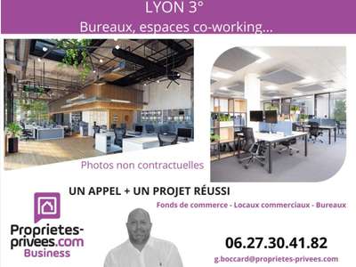 Vente espace coworking de 175m² à Lyon 69003