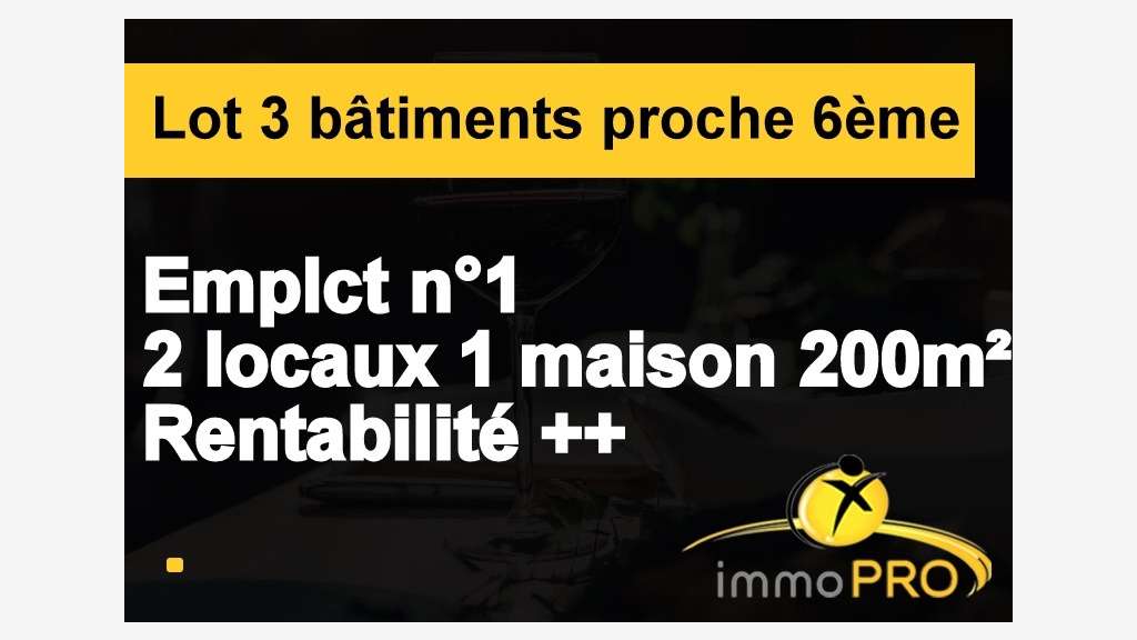 A vendre ensemble immobilier de 885m² à Lyon
