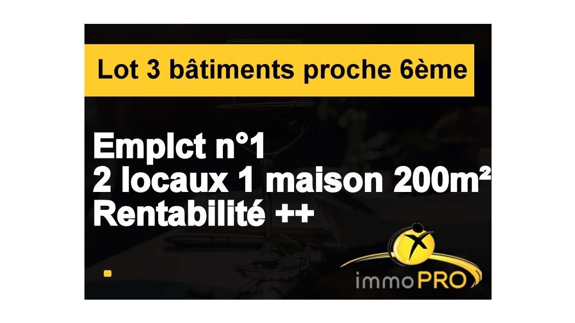 A vendre ensemble immobilier de 885m² à Lyon
