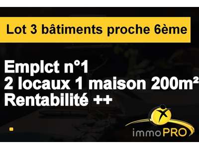 Vente Immeubles commerciaux / Mixtes à Lyon