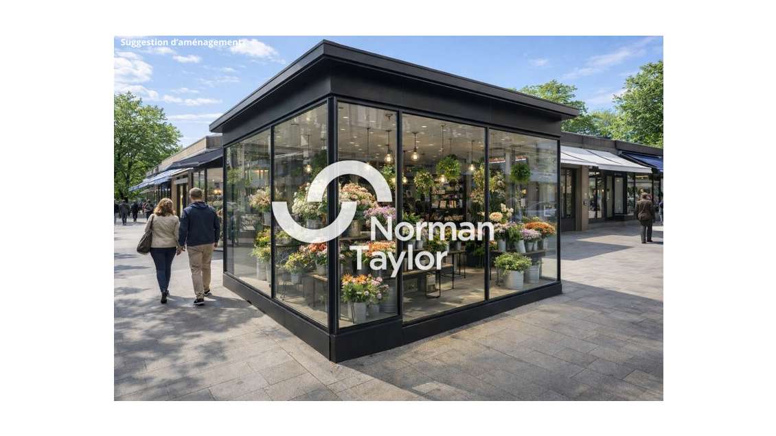 Local d'angle 29m² à vendre Montpellier Antigone 