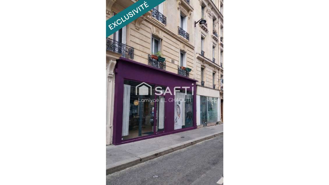 Cède droit au bail spacieux local 90m² Paris 75012