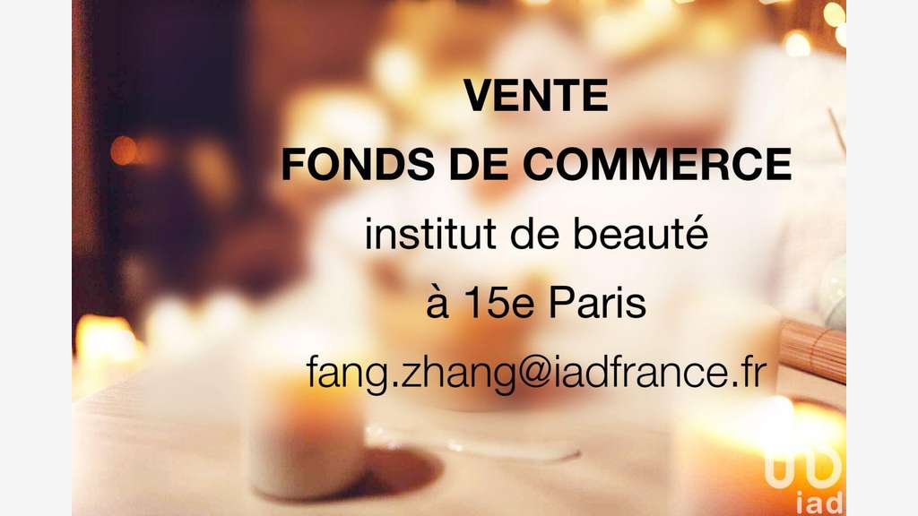 Vente boutique 45m² au pied du métro à Paris 15e