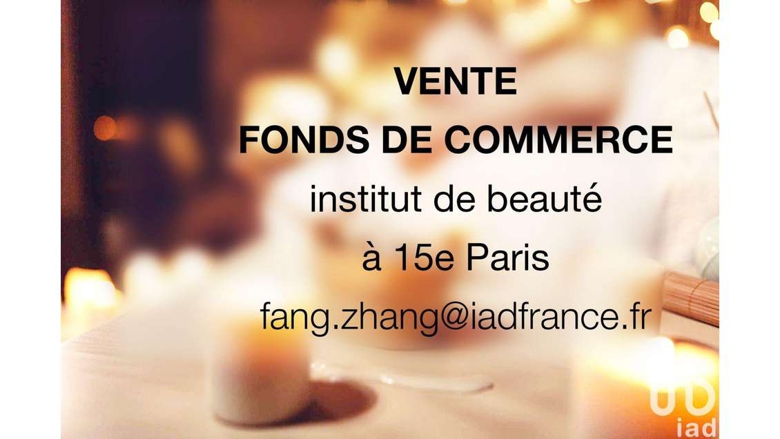 Vente boutique 45m² au pied du métro à Paris 15e