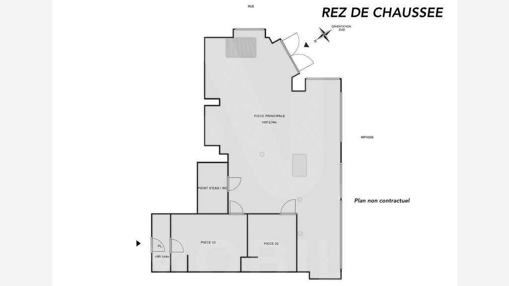 Vente local commercial d’angle à Paris