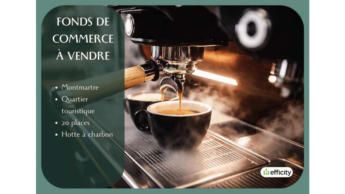Vente local commercial 45m² quartier vivant Paris