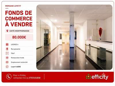 Cession droit au bail Locaux commerciaux - Boutiques à Paris 14e