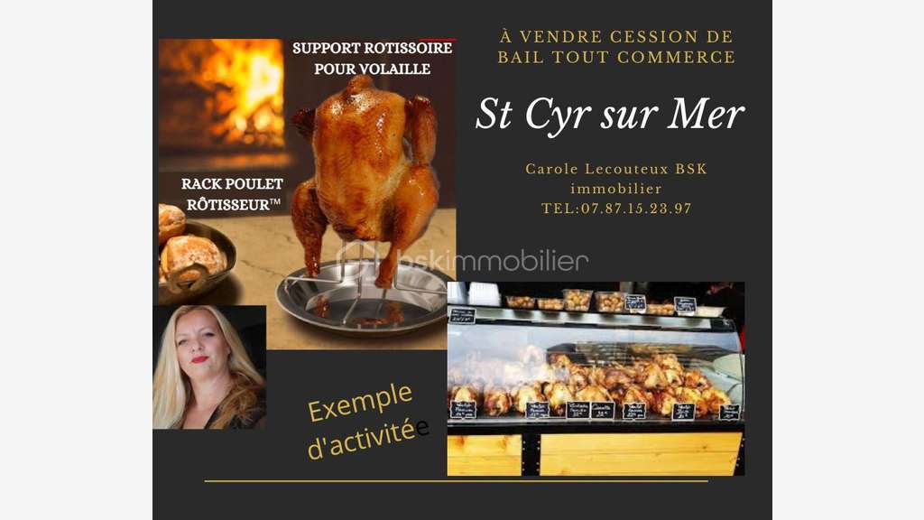 Cession droit au bail snack à Saint-Cyr-sur-Mer