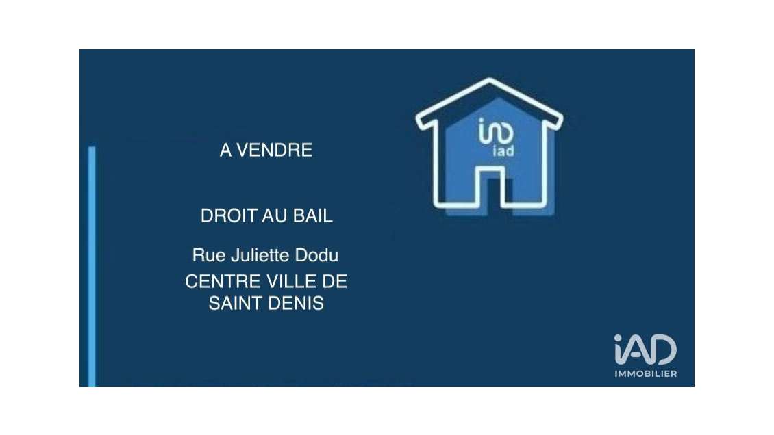Droit au bail boutique à Saint-Denis rue Dodu