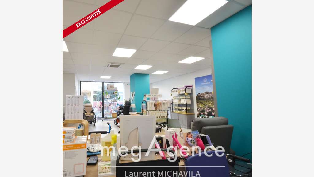 AV local commercial 103m² Valras-Plage axe pass.